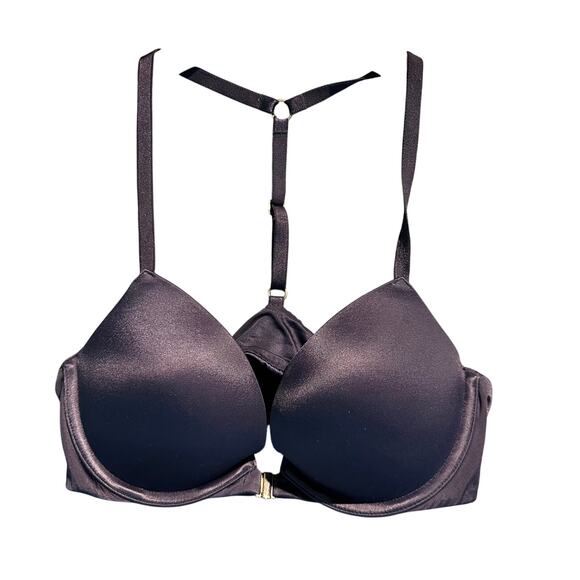 Victoria's Secret Navy T back bra 34B Push up adjustable strap tank bra basics - Picture 1 of 5